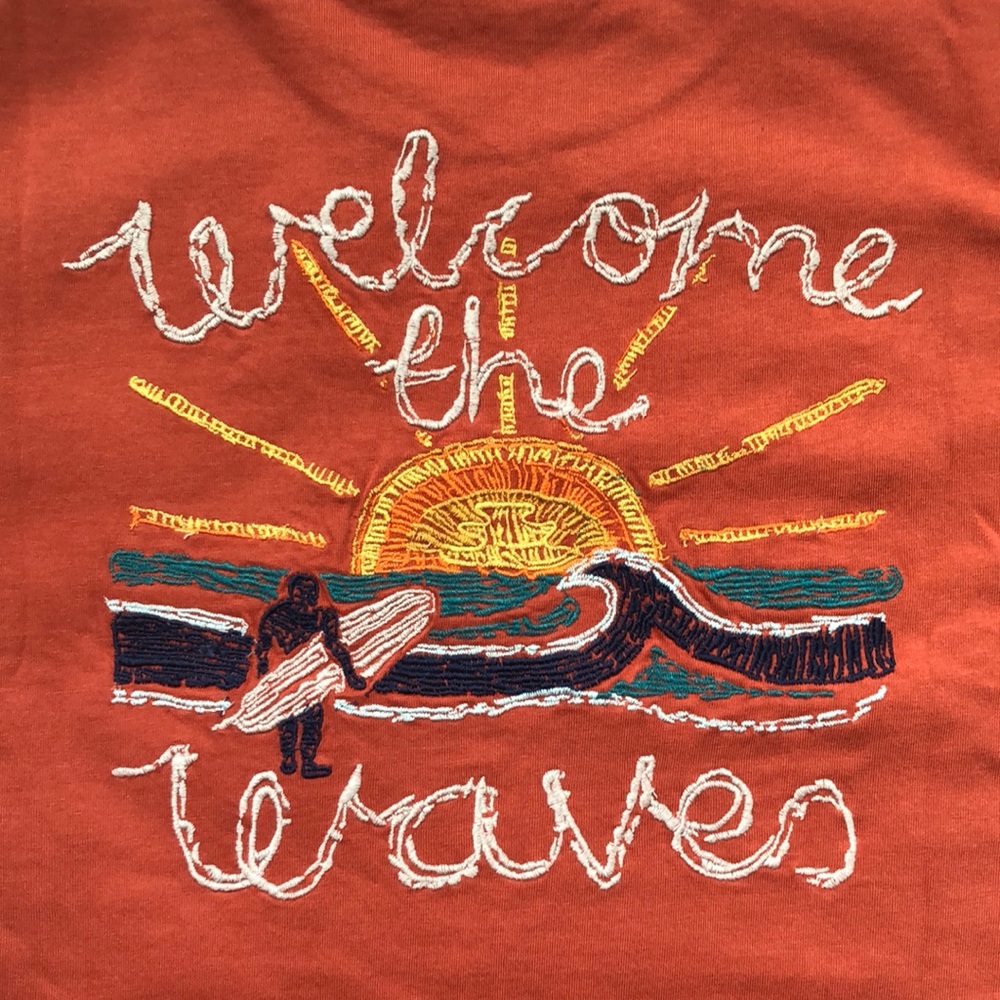 FAT FACE / WELCOME THE WAVES TEE (M) 🍁